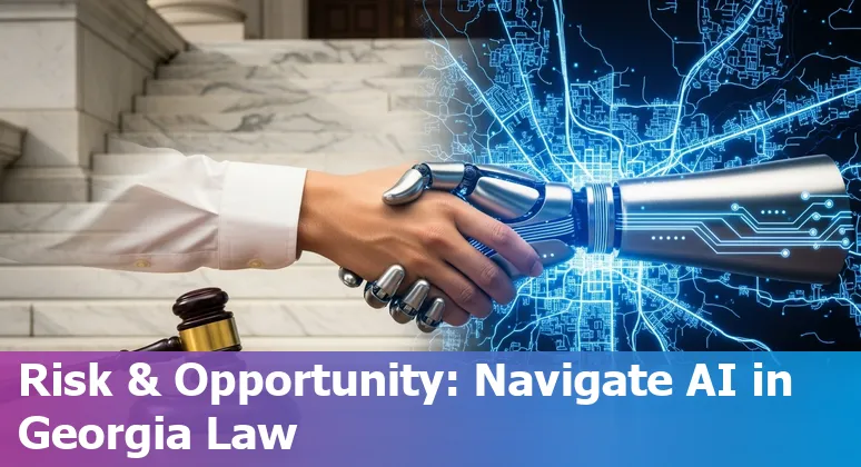 Sandy Springs, Georgia lawyer using AI tools on laptop — assessing whether AI will replace legal jobs in Sandy Springs, GA in 2025