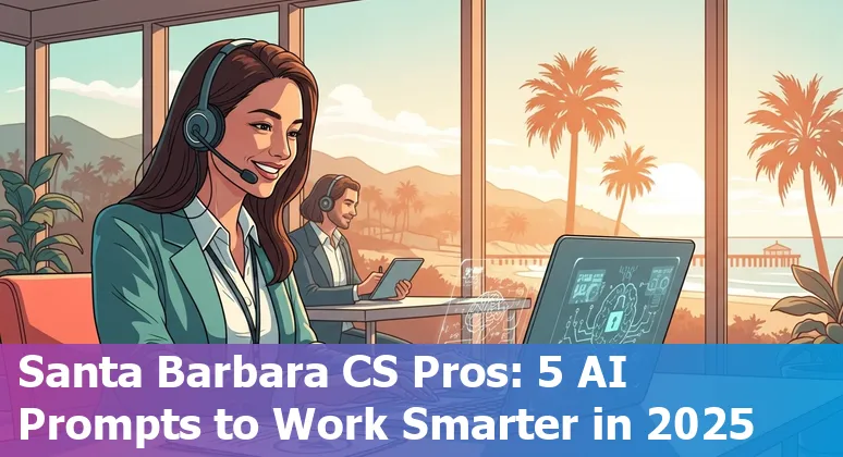 Customer service professional in Santa Barbara using AI tools like ChatGPT and Otter.ai to draft responses and summaries.