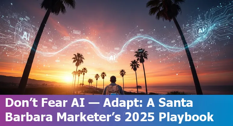 Marketing professional using AI tools in Santa Barbara, California — adapting skills for 2025
