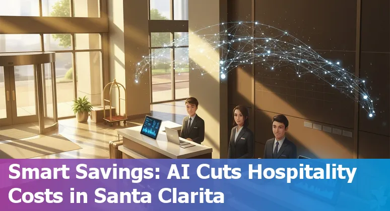 Hotel staff using AI tools in Santa Clarita, California to cut costs and improve efficiency in California, US hospitality