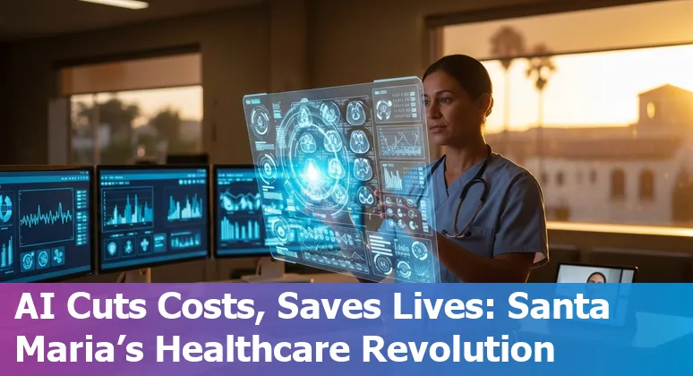 Healthcare AI dashboard helping hospitals cut costs and improve efficiency in Santa Maria, California, US