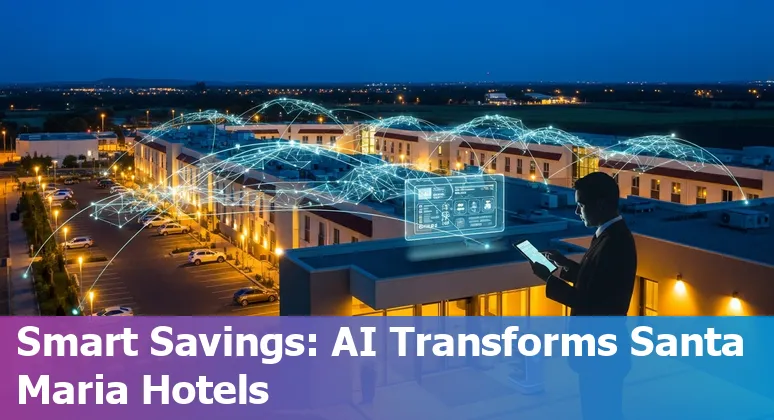Hotel staff using AI tools and robots in Santa Maria, California to cut costs and improve efficiency