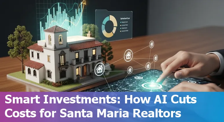 Real estate team reviewing AI-powered dashboards for properties in Santa Maria, California