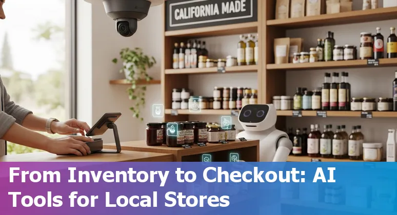 Retail store staff using AI scheduling and analytics dashboard in Santa Maria, California, US in 2025