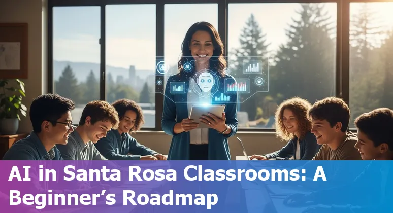 Educators in Santa Rosa, California discussing AI tools and policies for classrooms in 2025