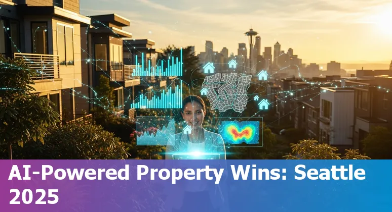 AI in Seattle real estate 2025 — agents using AI tools and Seattle skyline, Washington, US