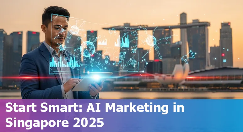 Marketing professional using AI tools in Singapore, 2025
