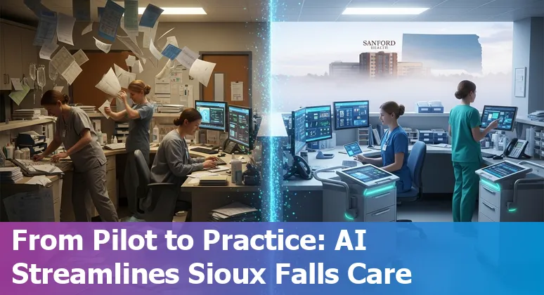 Sioux Falls, South Dakota hospital staff using AI tools to improve efficiency and cut costs
