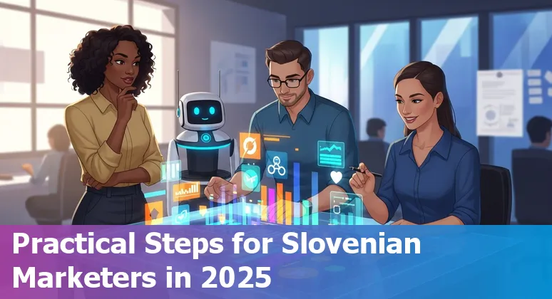 Marketing team planning AI tools rollout in Slovenia, 2025