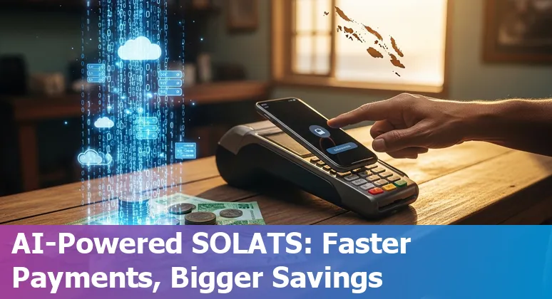 AI-powered financial services dashboard with SOLATS reference, Honiara, Solomon Islands