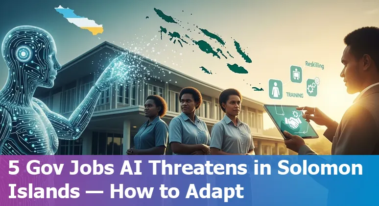 Solomon Islands civil servants learning about AI and adapting government jobs