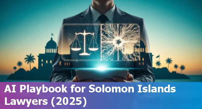 Legal professional using AI tools to map land and climate risks in Solomon Islands