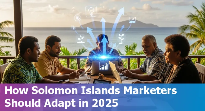 AI and marketing team collaborating in Solomon Islands, 2025