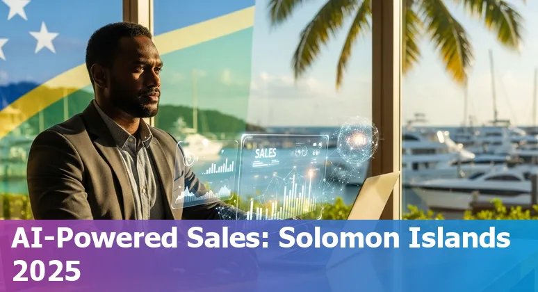 Sales professional using AI tools in Solomon Islands, 2025