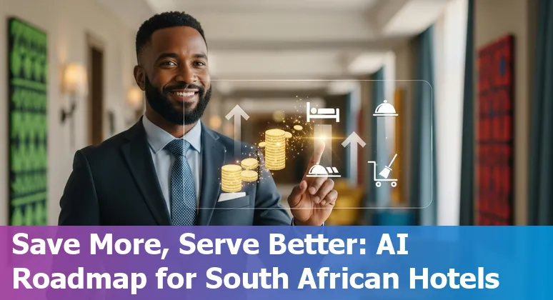 Hospitality staff using AI tools at a hotel in South Africa to cut costs and improve efficiency