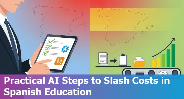 Education company using AI dashboard in Spain — students, teachers, and administrators in Spain working with AI tools