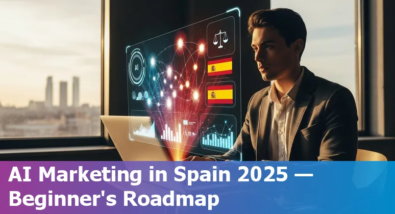 Marketing professional using AI tools in Spain in 2025