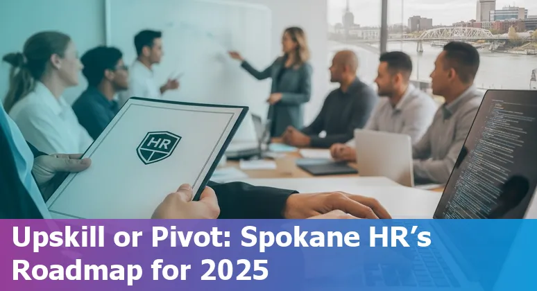 HR professional using AI tools in Spokane, Washington, US office — adapting to AI in 2025