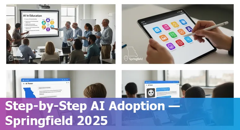 Educators using AI tools in a Springfield, Missouri classroom in 2025