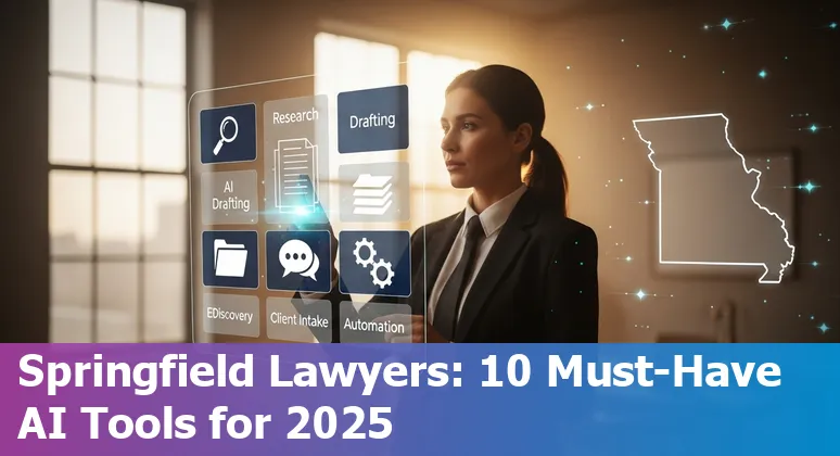 Lawyers in Springfield, Missouri using AI tools like ChatGPT and Casetext on laptops in an office