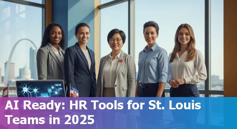 HR professional using AI tools in an office in St. Louis, Missouri — 2025 guide