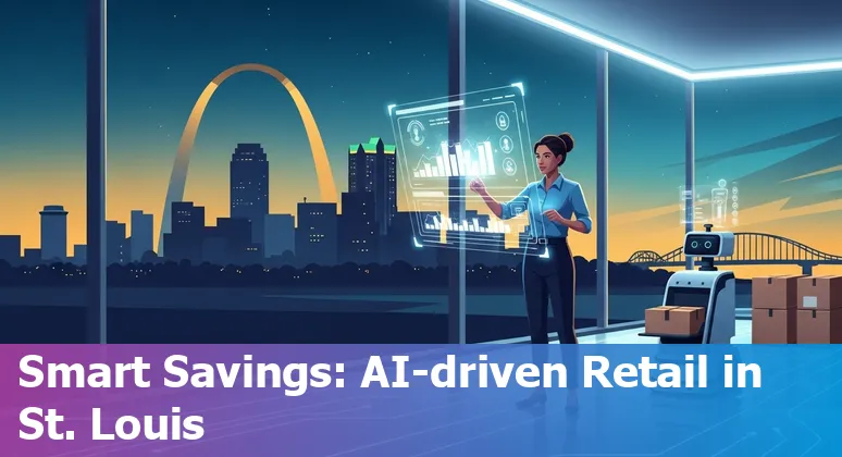 St. Louis Missouri retail store using AI analytics dashboard and computer vision in a local store