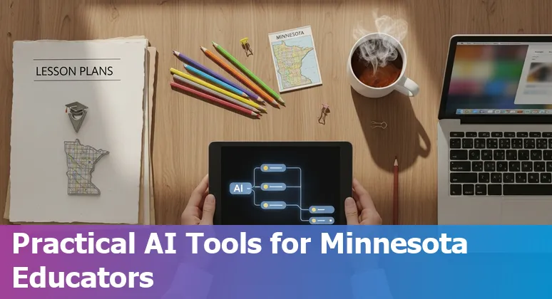 Educators and students using AI tools in a St Paul, Minnesota, US classroom, 2025