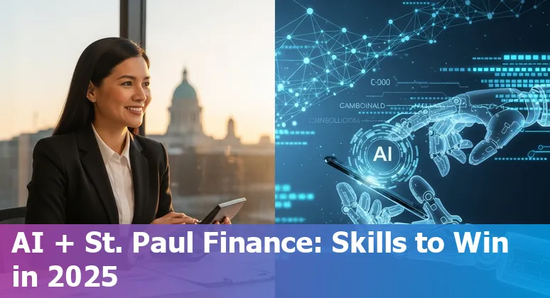Finance professional using AI tools in an office in St Paul, Minnesota - 2025 guidance