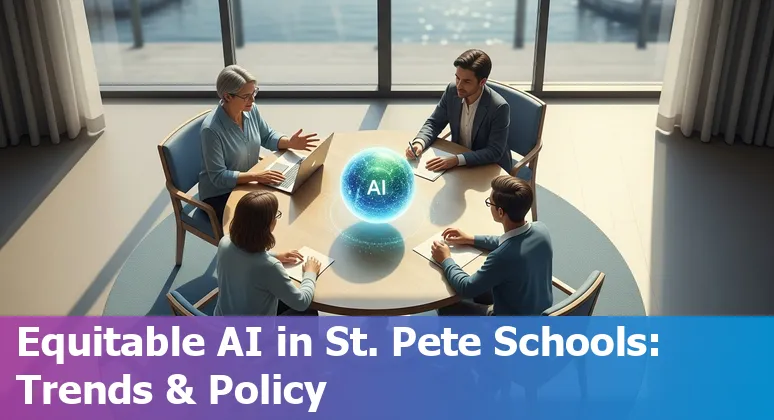 Educators using AI tools at a workshop in St. Petersburg, FL in 2025