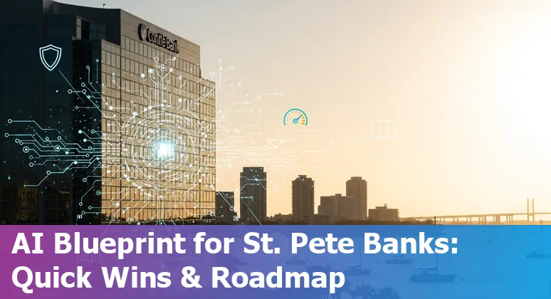 Banks and fintech team in St Petersburg, Florida discussing AI roadmap for financial services in 2025