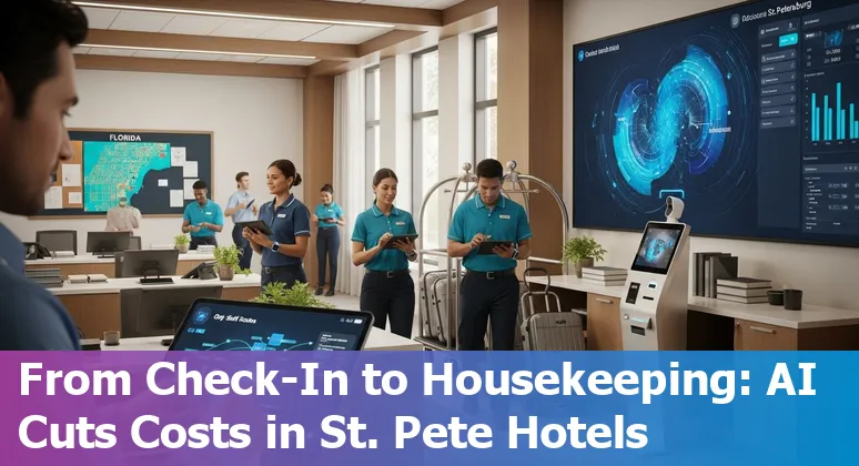 Hotel staff using AI tools at The Don CeSar in St Petersburg, Florida to improve efficiency and cut costs.