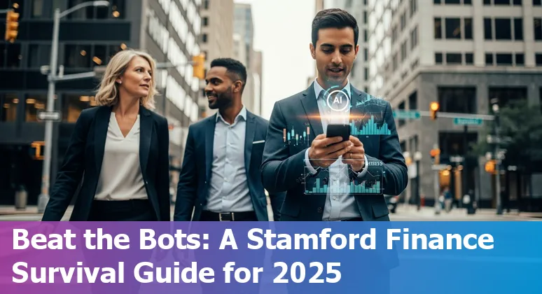 Stamford Connecticut finance team discussing AI adoption and job changes in Stamford, Connecticut in 2025