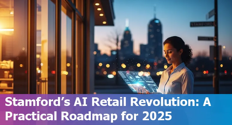 Retail AI demo in a Stamford, Connecticut store in 2025 showing personalized recommendations and smart inventory.