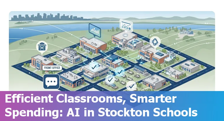 AI tools improving cost savings and efficiency for education companies in Stockton, California, US