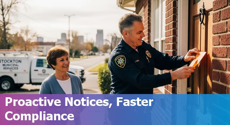 City Detect vehicle collecting street images for RISE program in Stockton, California