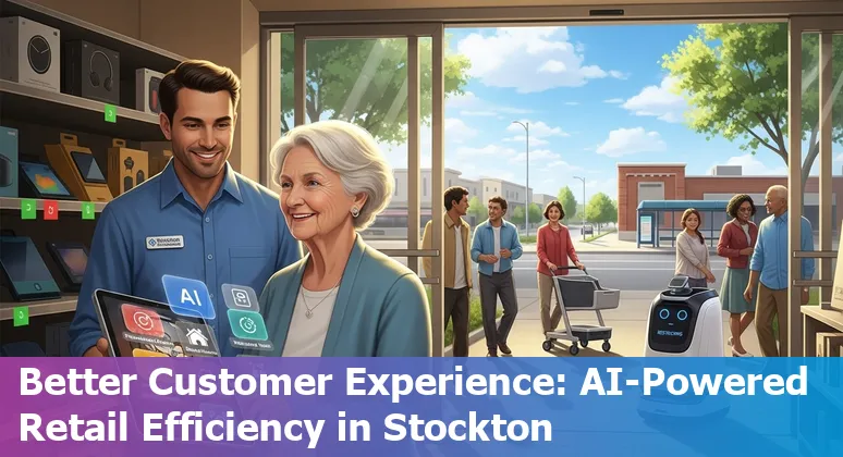 Stockton, California, US retail store using AI for inventory, pricing, and customer service