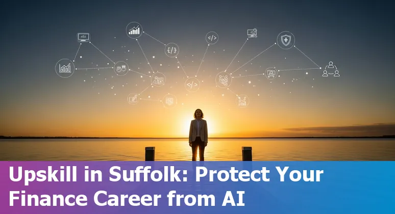 Finance professional using AI tools in an office in Suffolk, Virginia