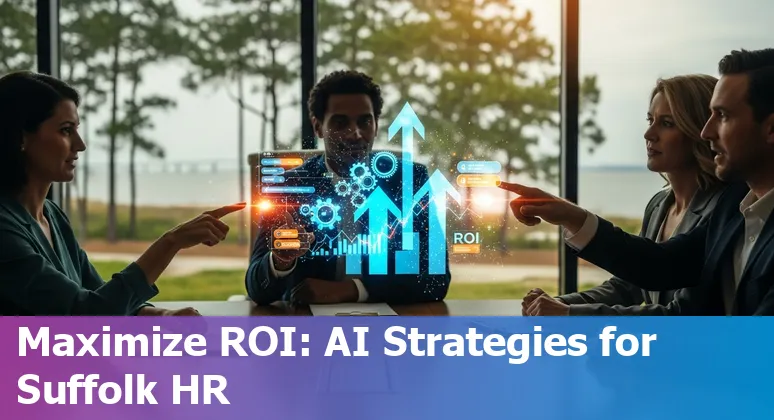 HR professional using AI dashboard in Suffolk, Virginia office in 2025