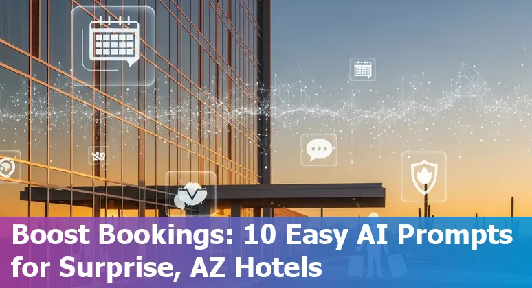 Hotel lobby with virtual concierge screen in Surprise, Arizona