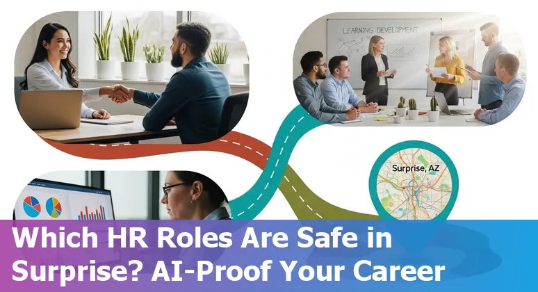 HR professional using AI tools on laptop in Surprise, Arizona — guidance for HR jobs in 2025 in Arizona, US