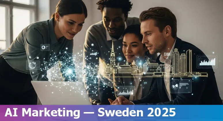 Marketing professional using AI dashboard in Sweden — 2025 guide