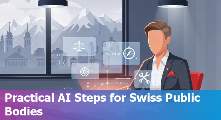 Government official using AI dashboard in Switzerland, 2025