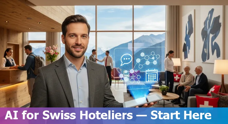 Hotel front desk using AI tools in Switzerland, CH, 2025