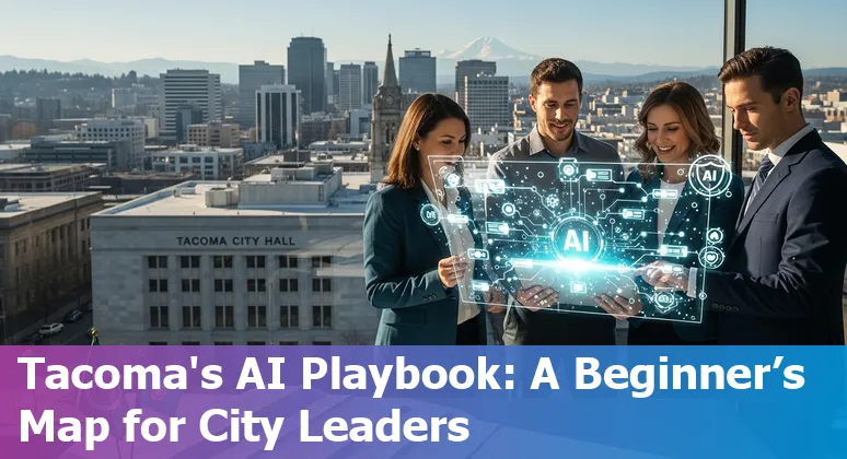 City of Tacoma, Washington AI in government 2025: officials reviewing AI policy and wastewater RFI at Greater Tacoma Convention Center image