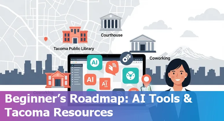 Tacoma, Washington lawyer using AI tools with WSBA resources visible on screen