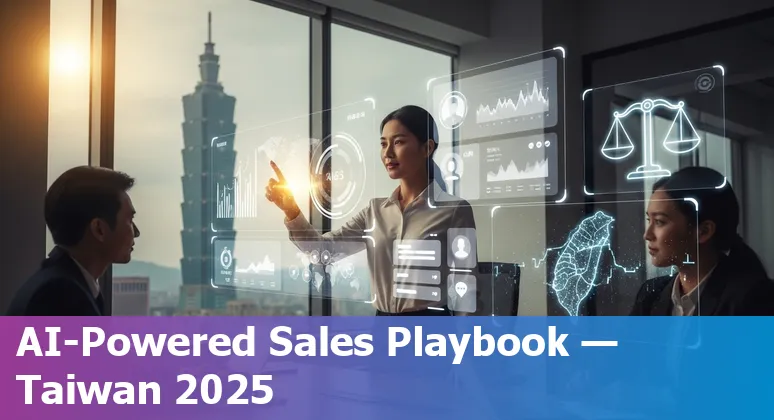 Sales professional using AI tools in Taiwan office, Taipei, Taiwan, 2025