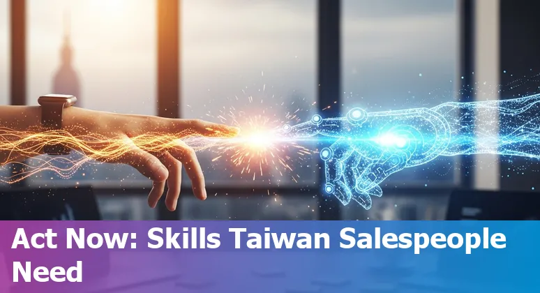 Sales team using AI tools in a Taiwan office, 2025 — adapting sales jobs in Taiwan to AI