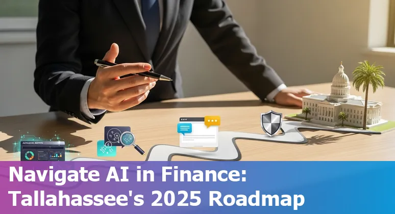 Finance professional using AI dashboard in Tallahassee, Florida in 2025