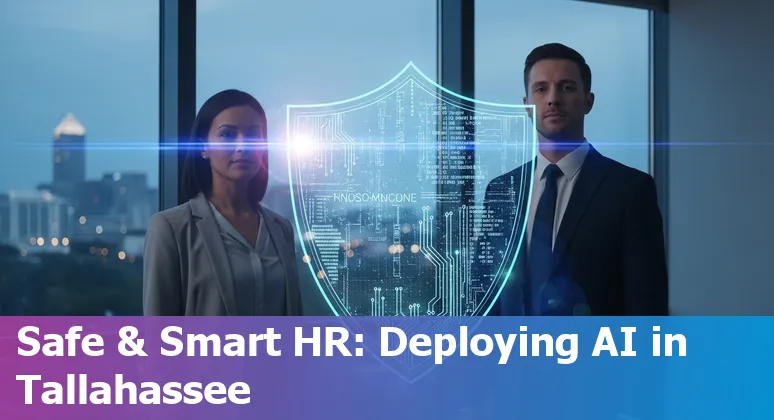 HR professional using AI tools in a Tallahassee, Florida office in 2025