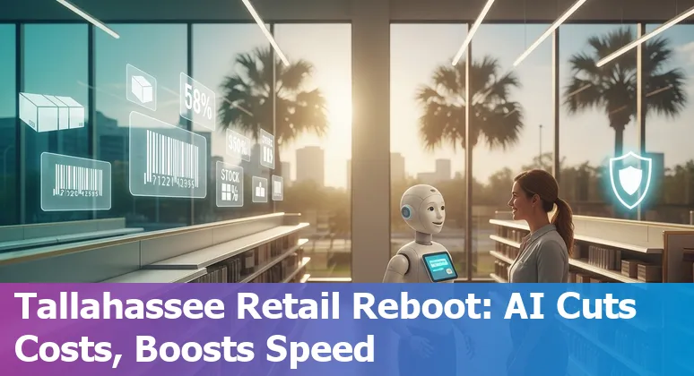 Tallahassee, Florida retail store using AI tools: chatbots, inventory sensors, and CCTV for loss prevention.